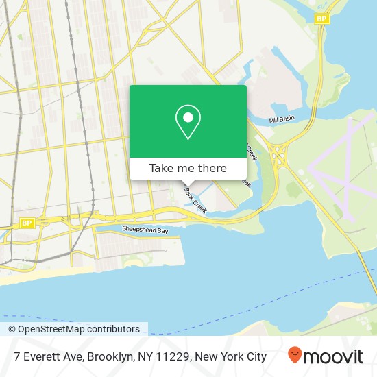 7 Everett Ave, Brooklyn, NY 11229 map