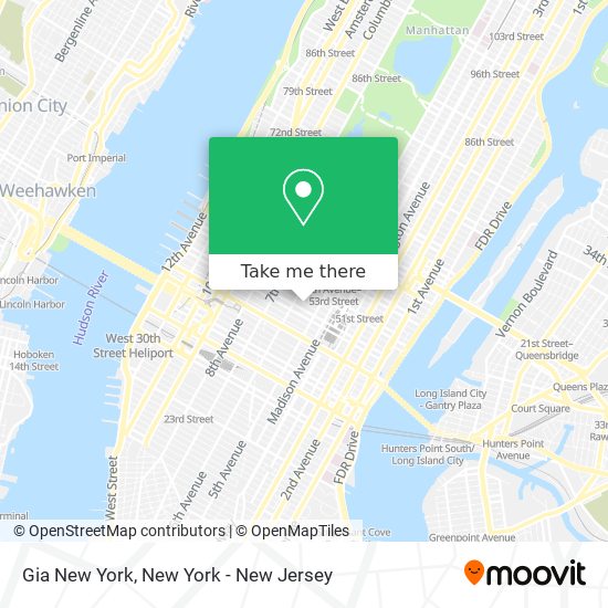 Mapa de Gia New York