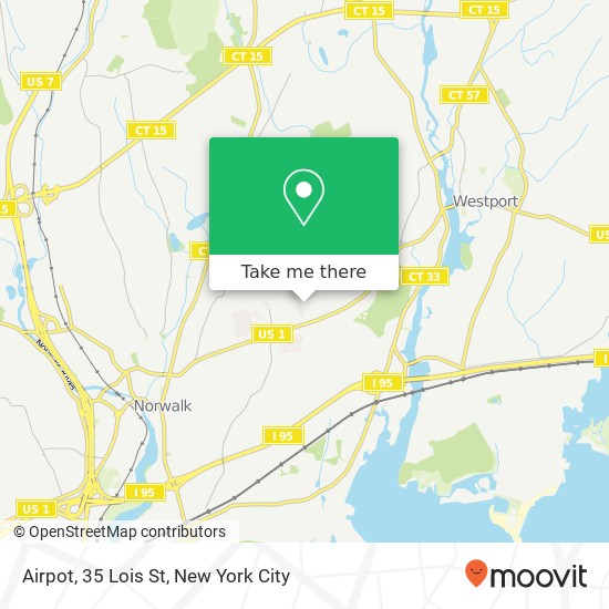 Airpot, 35 Lois St map