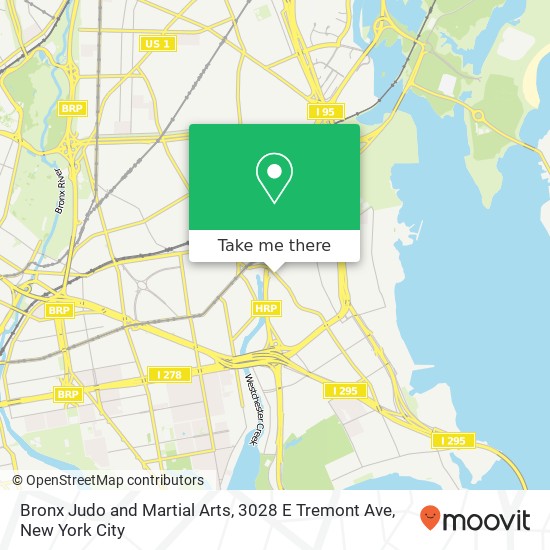 Bronx Judo and Martial Arts, 3028 E Tremont Ave map