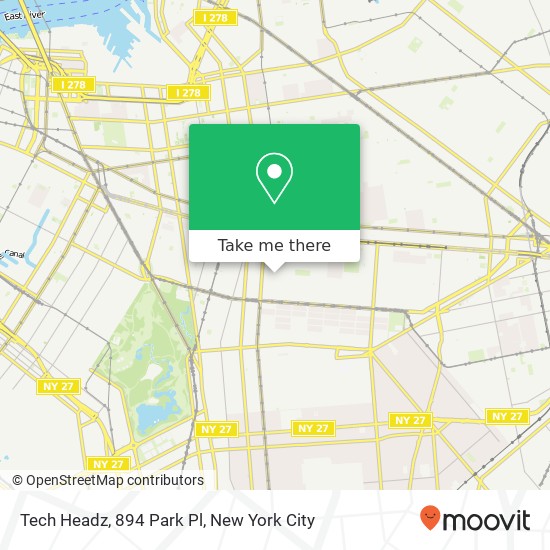 Tech Headz, 894 Park Pl map