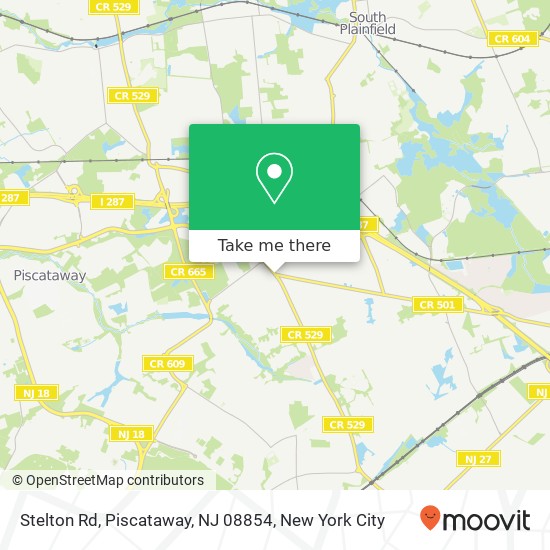 Stelton Rd, Piscataway, NJ 08854 map