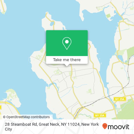 28 Steamboat Rd, Great Neck, NY 11024 map