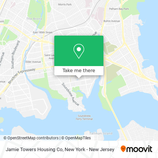 Jamie Towers Housing Co map