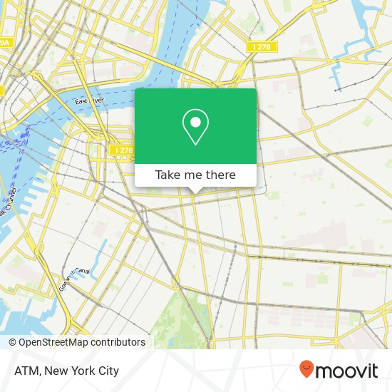 Mapa de ATM, 328 Dekalb Ave