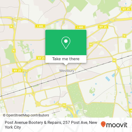 Mapa de Post Avenue Bootery & Repairs, 257 Post Ave