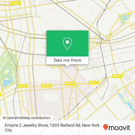 Empire 2 Jewelry Store, 1003 Rutland Rd map