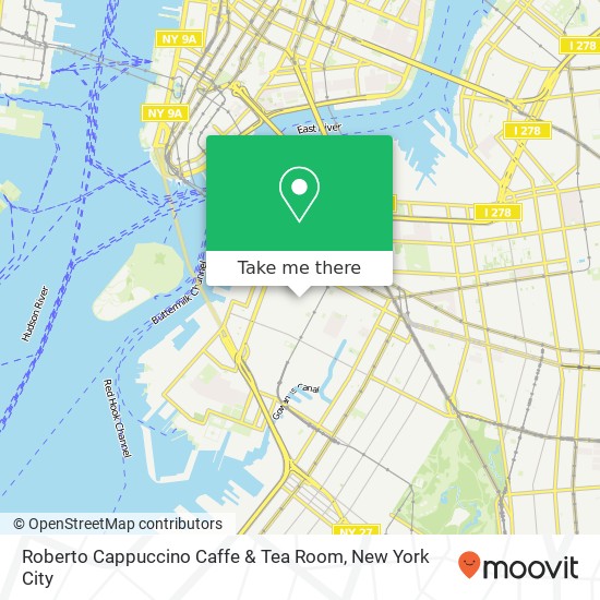 Mapa de Roberto Cappuccino Caffe & Tea Room
