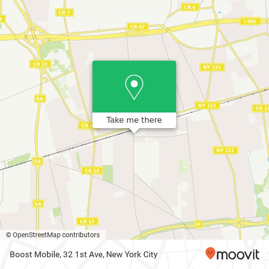 Boost Mobile, 32 1st Ave map