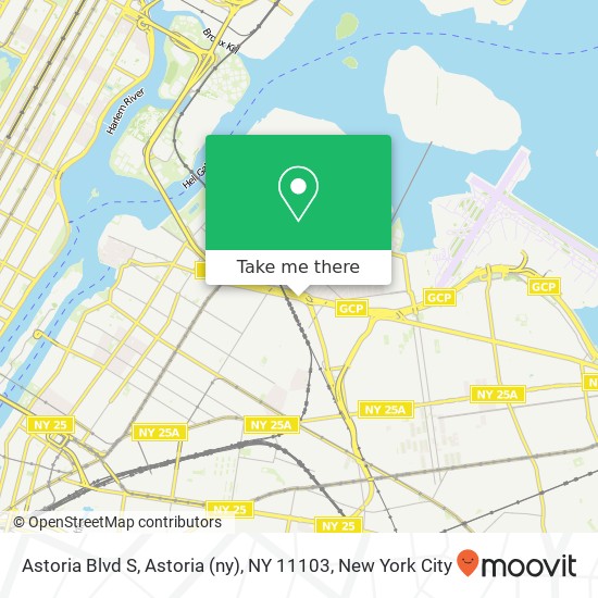 Mapa de Astoria Blvd S, Astoria (ny), NY 11103