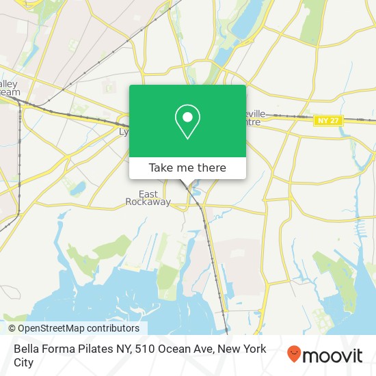 Mapa de Bella Forma Pilates NY, 510 Ocean Ave