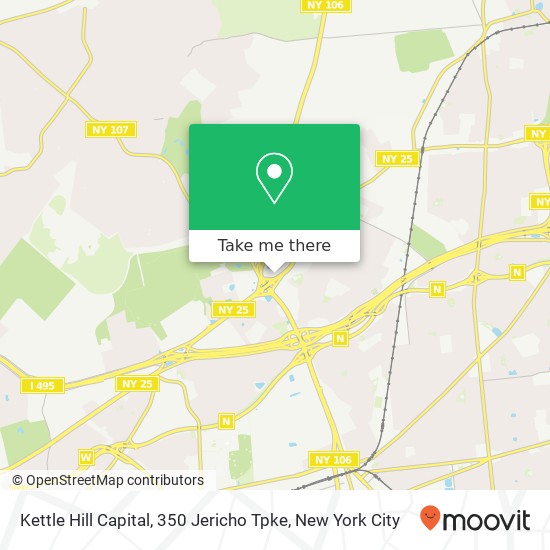 Mapa de Kettle Hill Capital, 350 Jericho Tpke