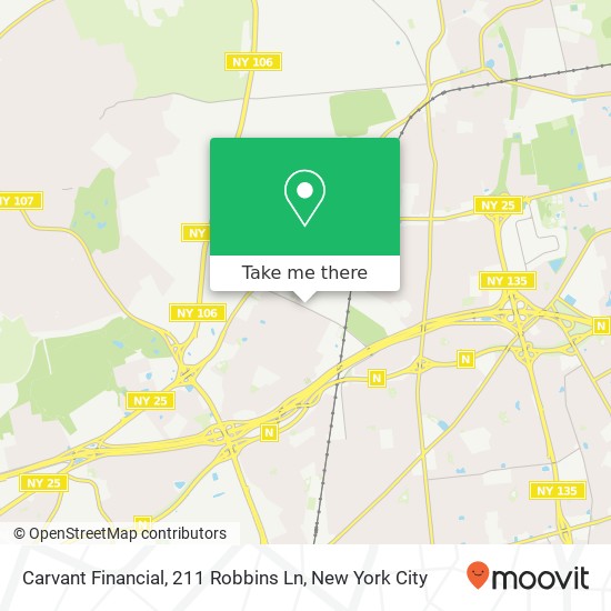 Mapa de Carvant Financial, 211 Robbins Ln