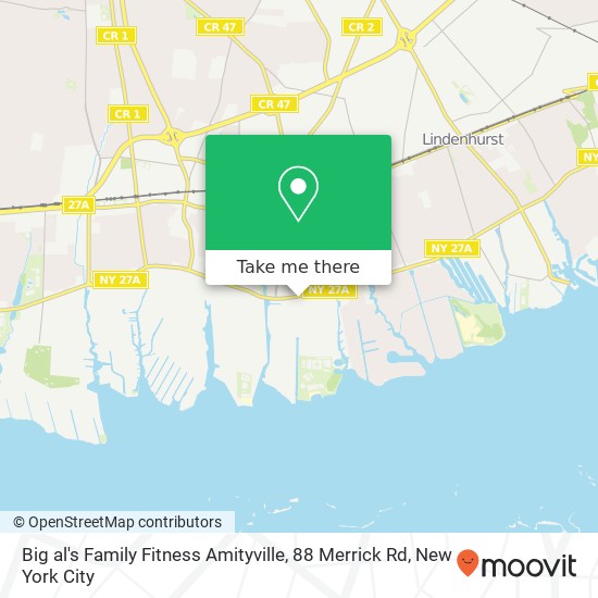 Big al's Family Fitness Amityville, 88 Merrick Rd map