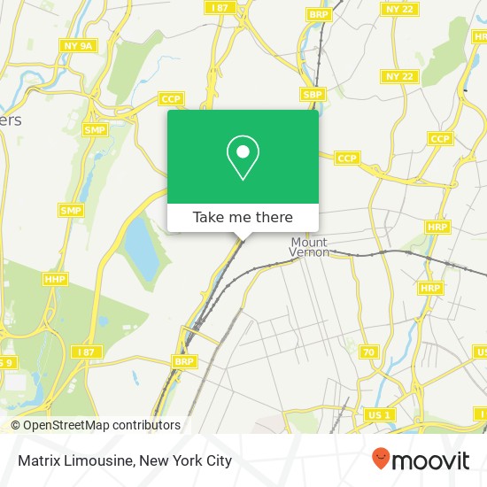 Mapa de Matrix Limousine