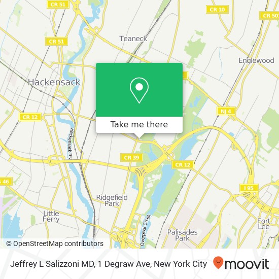 Jeffrey L Salizzoni MD, 1 Degraw Ave map