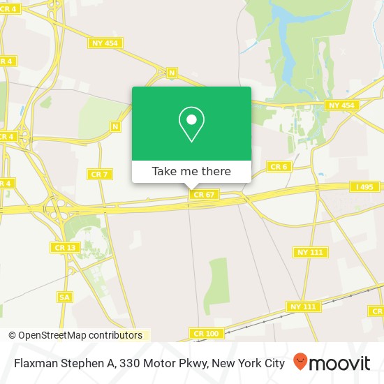 Mapa de Flaxman Stephen A, 330 Motor Pkwy