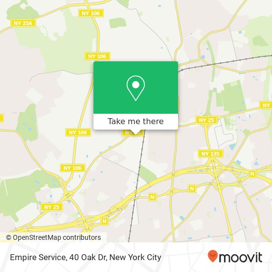 Mapa de Empire Service, 40 Oak Dr