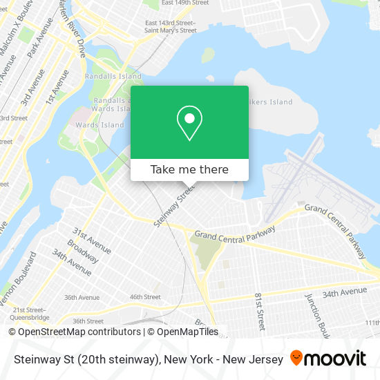 Mapa de Steinway St (20th steinway)