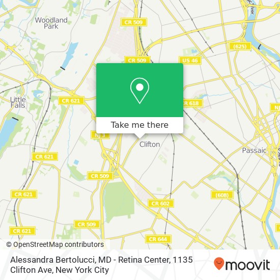 Alessandra Bertolucci, MD - Retina Center, 1135 Clifton Ave map