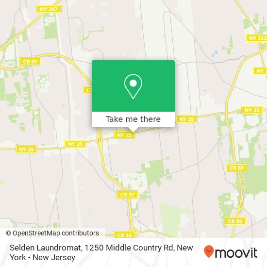 Mapa de Selden Laundromat, 1250 Middle Country Rd