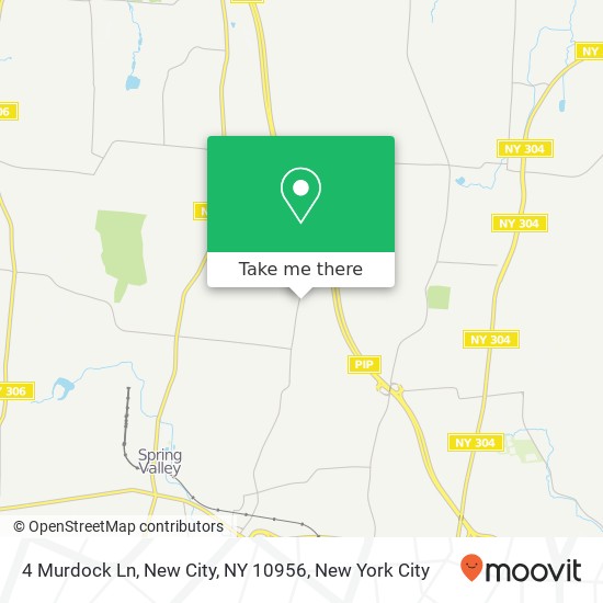 Mapa de 4 Murdock Ln, New City, NY 10956