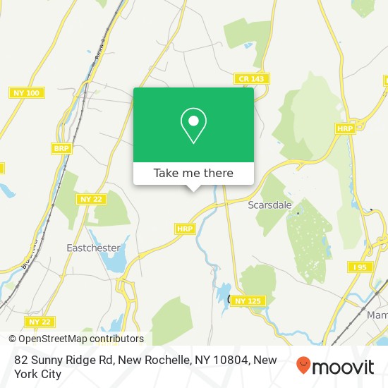 82 Sunny Ridge Rd, New Rochelle, NY 10804 map