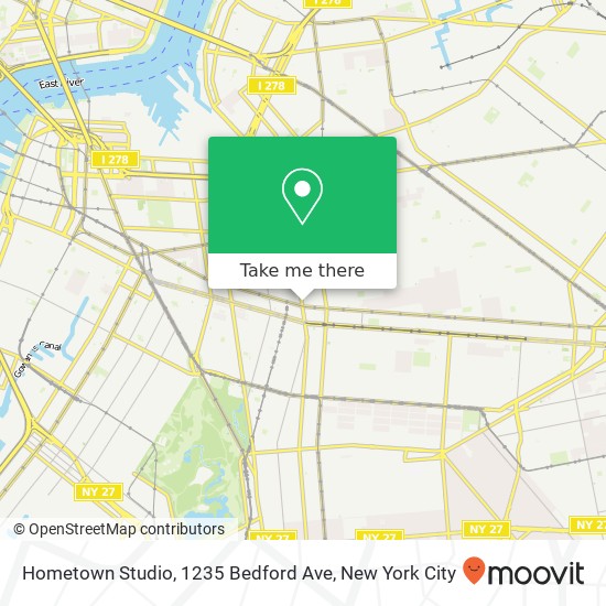 Hometown Studio, 1235 Bedford Ave map