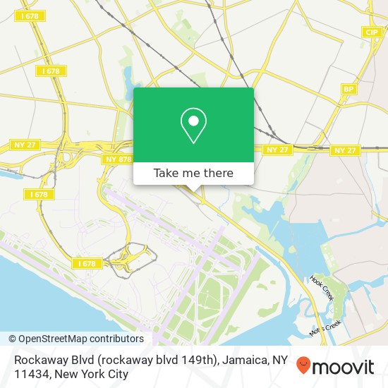 Mapa de Rockaway Blvd (rockaway blvd 149th), Jamaica, NY 11434