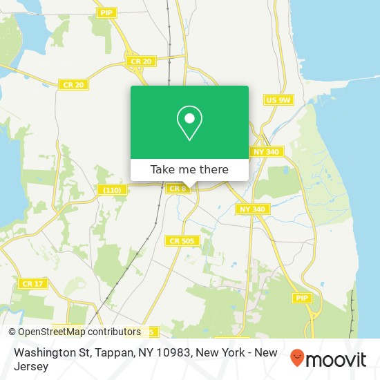 Washington St, Tappan, NY 10983 map