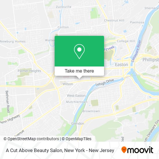 Mapa de A Cut Above Beauty Salon