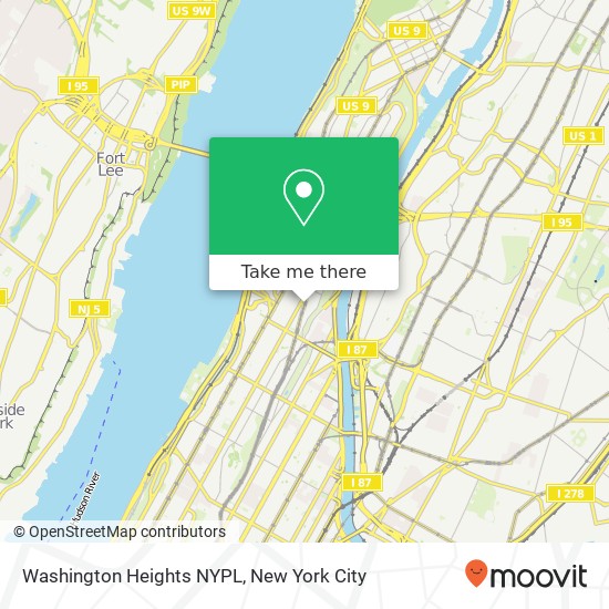 Mapa de Washington Heights NYPL