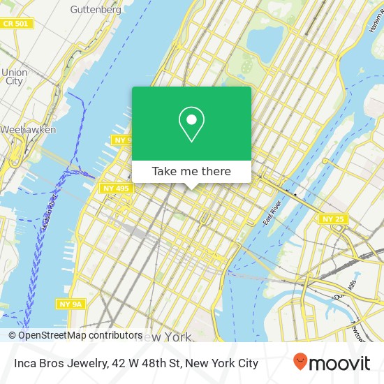 Inca Bros Jewelry, 42 W 48th St map