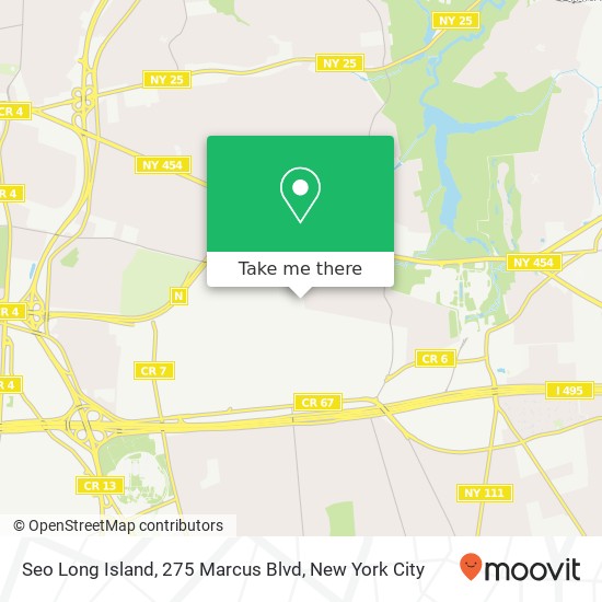 Seo Long Island, 275 Marcus Blvd map
