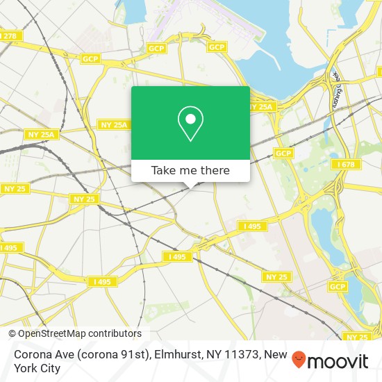 Corona Ave (corona 91st), Elmhurst, NY 11373 map