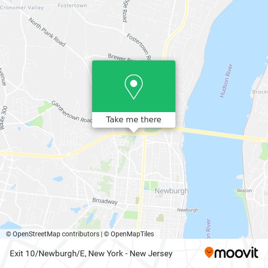 Mapa de Exit 10/Newburgh/E