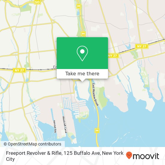 Mapa de Freeport Revolver & Rifle, 125 Buffalo Ave