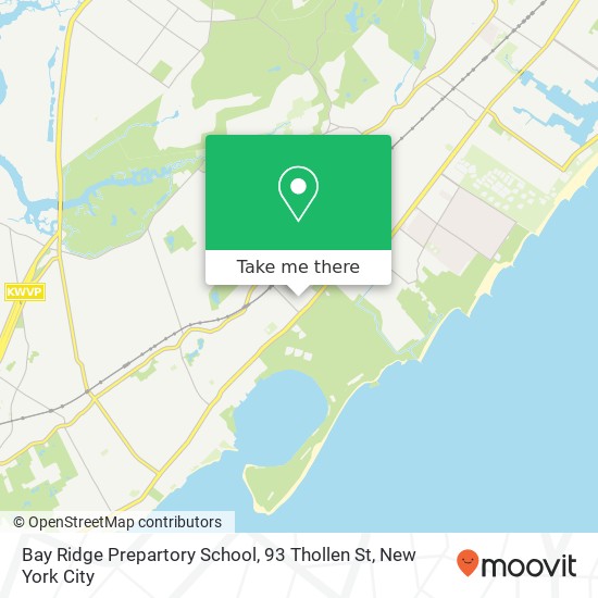 Mapa de Bay Ridge Prepartory School, 93 Thollen St