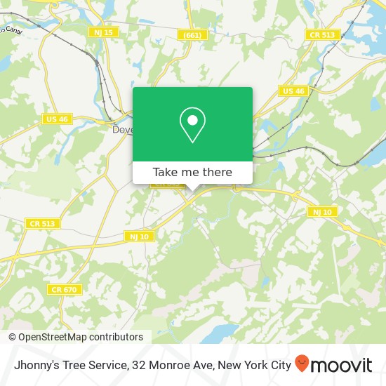 Jhonny's Tree Service, 32 Monroe Ave map