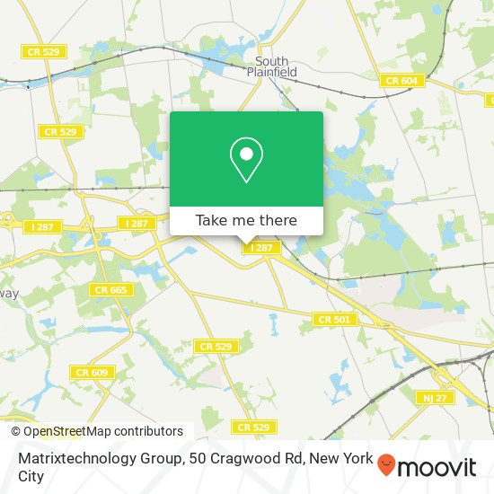 Mapa de Matrixtechnology Group, 50 Cragwood Rd