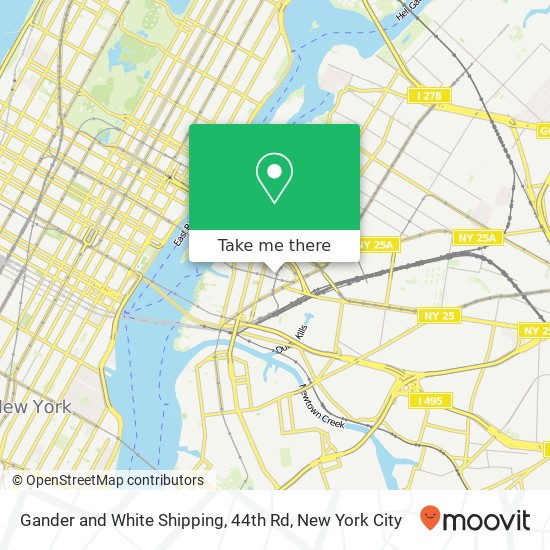 Mapa de Gander and White Shipping, 44th Rd