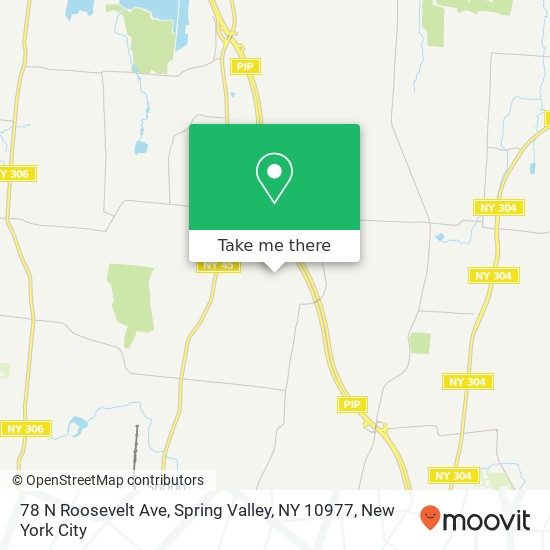 78 N Roosevelt Ave, Spring Valley, NY 10977 map