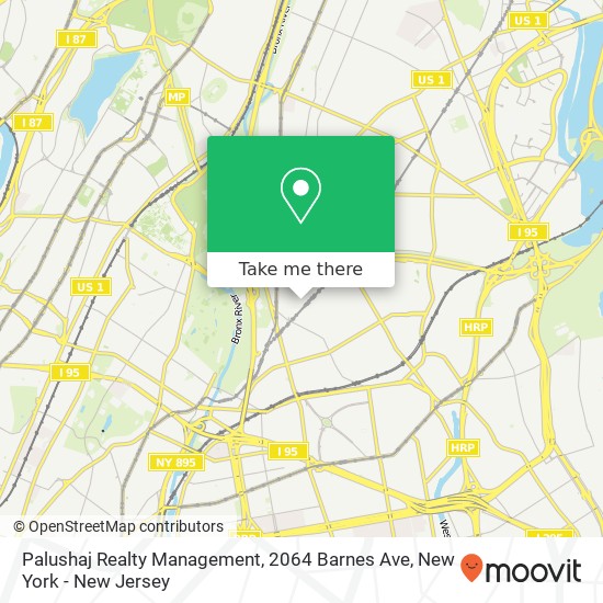 Palushaj Realty Management, 2064 Barnes Ave map