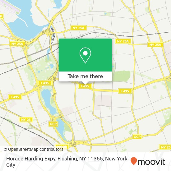 Mapa de Horace Harding Expy, Flushing, NY 11355