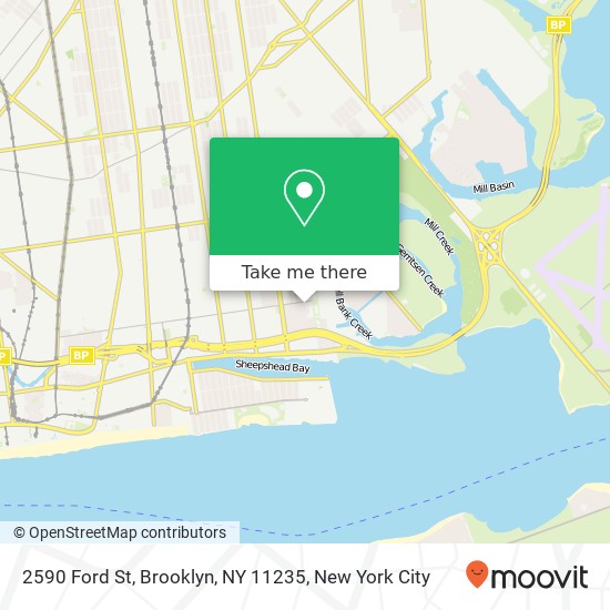 2590 Ford St, Brooklyn, NY 11235 map