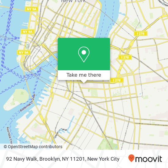 92 Navy Walk, Brooklyn, NY 11201 map