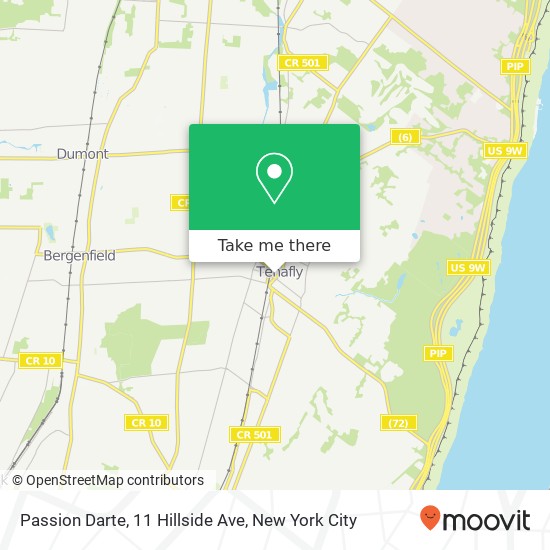 Passion Darte, 11 Hillside Ave map