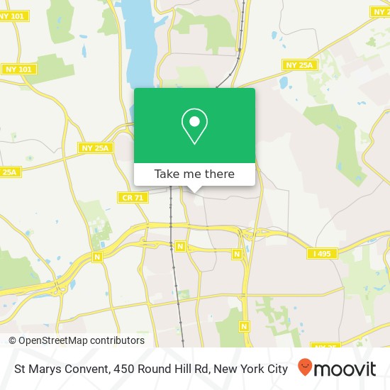 Mapa de St Marys Convent, 450 Round Hill Rd