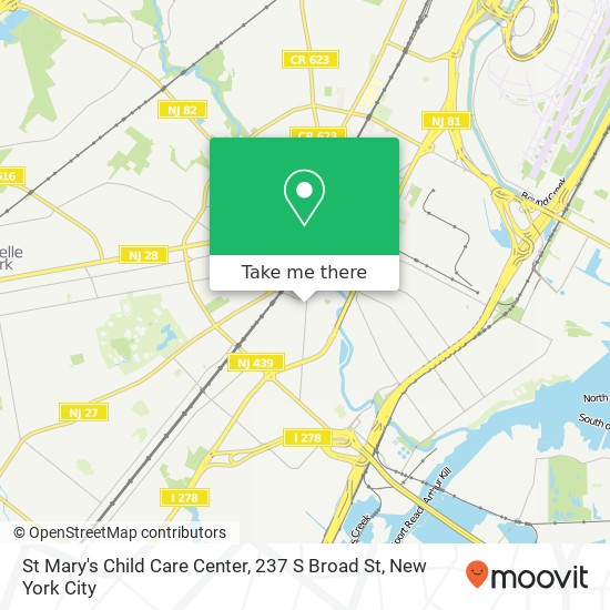 Mapa de St Mary's Child Care Center, 237 S Broad St