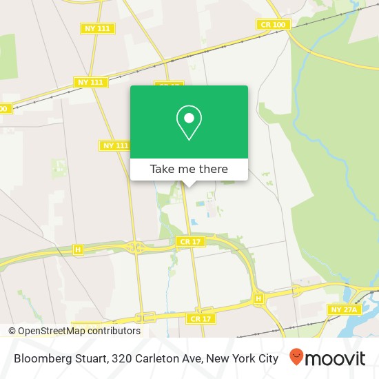 Mapa de Bloomberg Stuart, 320 Carleton Ave